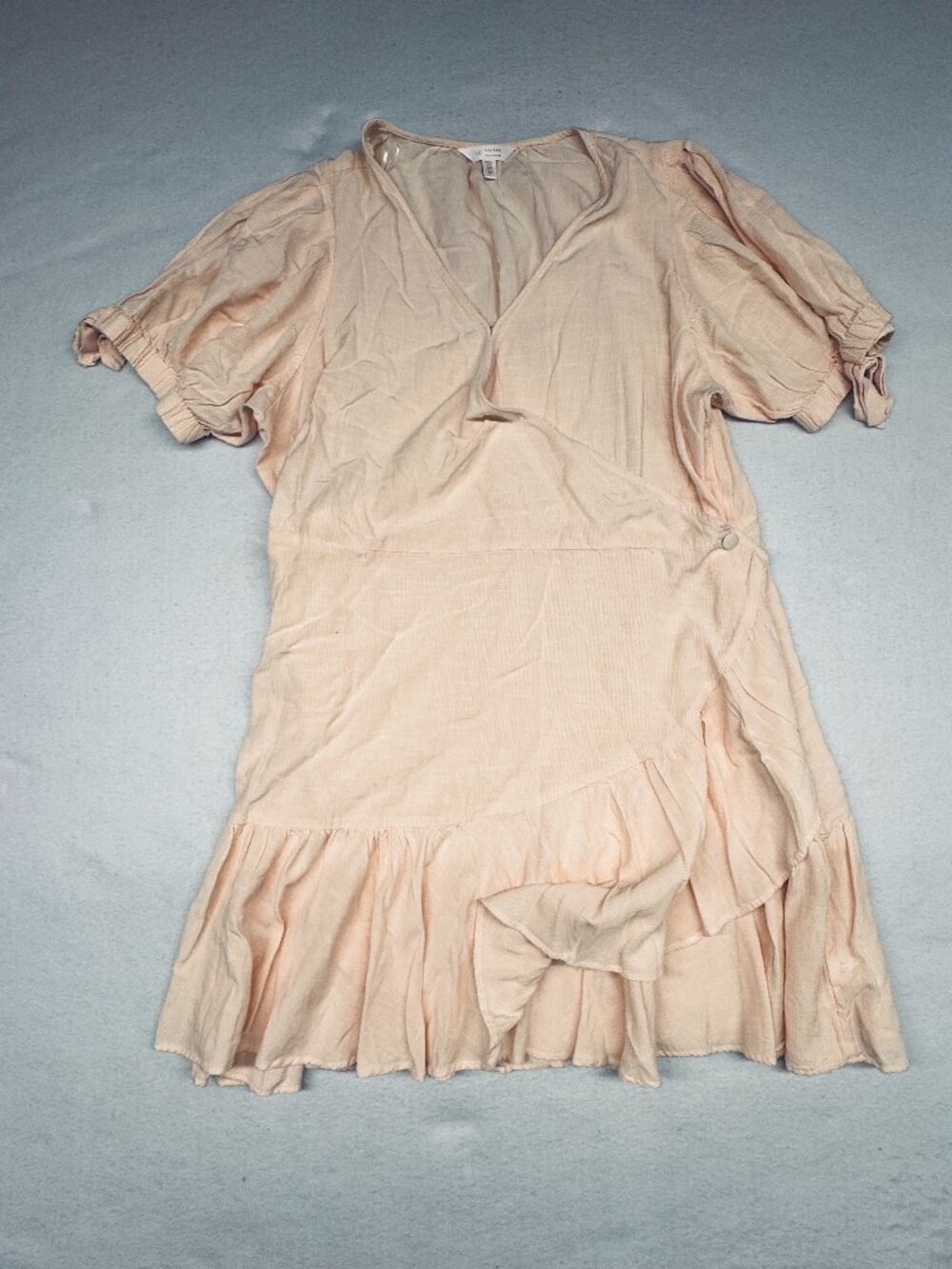Lauren Conrad 2X Pink Stripe True Wrap Dress
